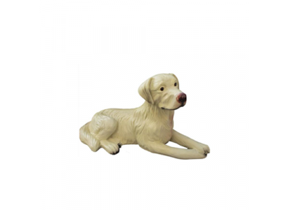 Pes figuríny sochy moderne Beige natreté nové 88 cm socha sochu.
