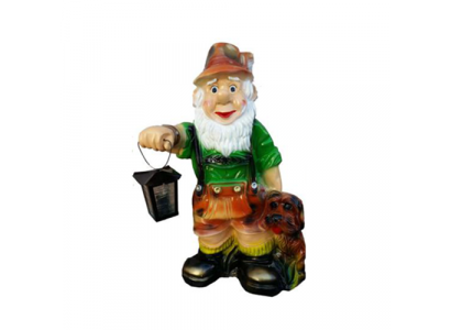 Zahradní trpaslík Zahrada Dekorace Sochy Figura Ručně malované Nové 75 cm Trpaslíci Sochy