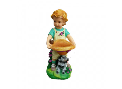 Dekorativní figura sochy socha 48 cm figuríny sochy sochy chlapce zahrada P119