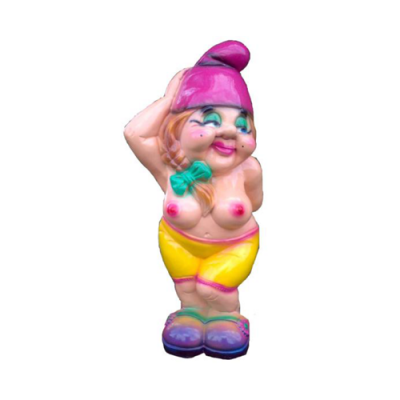 Zahradní dům Dekorace Figurína Socha Sochy Trpaslík Erotický Sexy K51