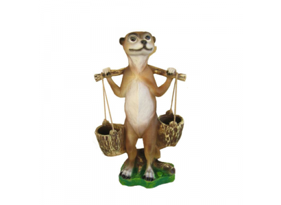 Moderní design fretka zahradní plastová socha 60cm socha dekorace dekorace