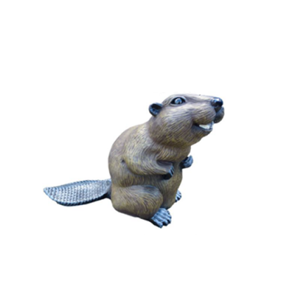 Bobří socha socha sochy sochy zahradní zimní dekorace socha dekorace 40 cm