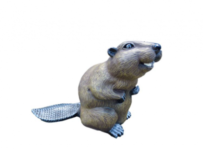 Bobří socha socha sochy sochy zahradní zimní dekorace socha dekorace 40 cm