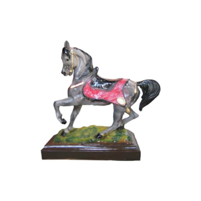 Kůň socha abstraktní figuríny sochy moderně barevně malované nové 42cm socha