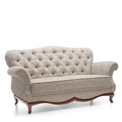 Dvoumístná pohovka Chesterfield Sofa Nábytek Obývací pokoj Textilní sedadlo