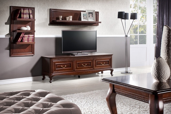 Obývací pokoj kompletně Klasický konferenční stolek Regál TV stůl Šatník - Verona