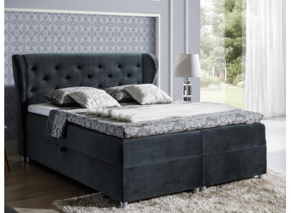 Postel Polštářová postel Boxspring postel Polyesterové postele Manželská postel  Postelový rám