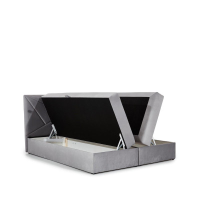 Manželská postel s úložným prostorem Boxspring manželská postel Postel Postele s polštáři 180 cm