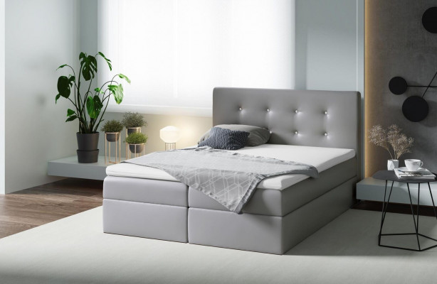 Boxspring postel Dvojitý Hotelový nábytek Postele Ložnice Vybavení velké 200x200