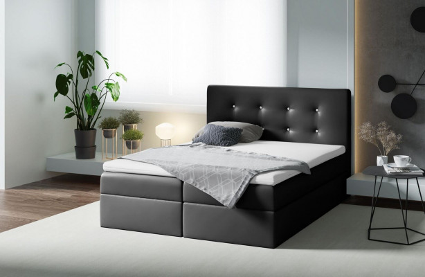 Boxspring postel Dvojitý Hotelový nábytek Postele Ložnice Vybavení velké 200x200