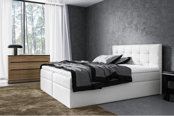 Postel Boxspring manželská postel Moderní manželská postel Postelový rám Nábytek 180x200