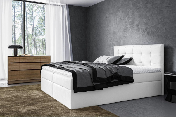 Postel Boxspring manželská postel Moderní manželská postel Postelový rám Nábytek 180x200