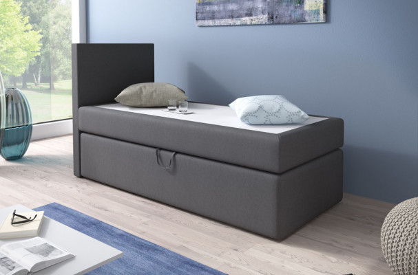 Boxspringová postel Dvojhotel Luxusní lůžkoviny Kompletní sada Matrace Postel Ložnice
