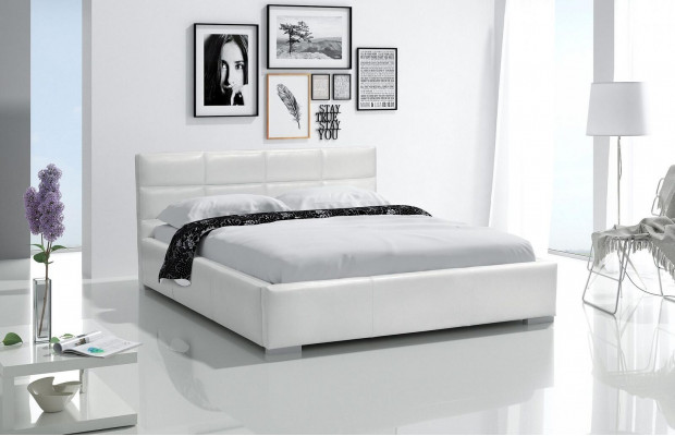 Postelový rám 180x200 Moderní postel Ložnice Postele Polstrovaná postel Nová Kontinentální postel