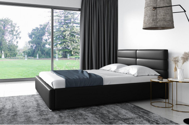 Rám postele Dřevo Design Dvojitý Hotel Moderní Postel Ložnice Postele Polštářová postel
