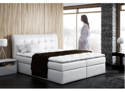 Podsada postel ložnice postele boxspringová postel textilní design dvojlůžko hotel nový