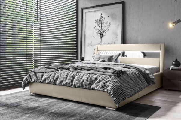 Rám postele, dvojlůžko, moderní postel, ložnice, nábytek do hotelu.