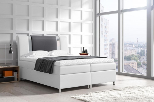Postel s úložným prostorem Boxspring Postele Nábytek Dvojlůžko 160x200 Ložnice Hotel Nový