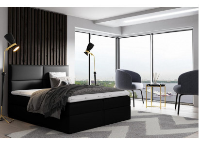Boxspringová postel Moderní ložní Luxusní nábytek Lůžková skříň Ložnice Postel Manželská postel