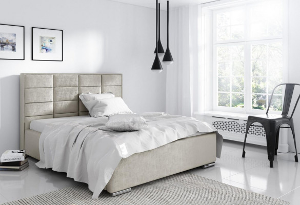 Rám postele Látka Textil Design Dvojitý Hotel Moderní Postel Ložnice Postel Nový