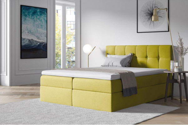 Látka Boxspring Beds Textilní design Dvojité hotelové ložnice Moderní postel Postele