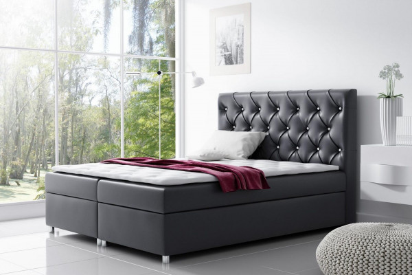 Chesterfield postel Moderní kontinentální postel Manželská postel Postele 200x200 Nové