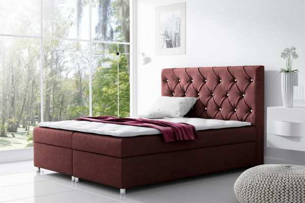 Chesterfield postel Moderní kontinentální postel Manželská postel Postele 200x200 Nové
