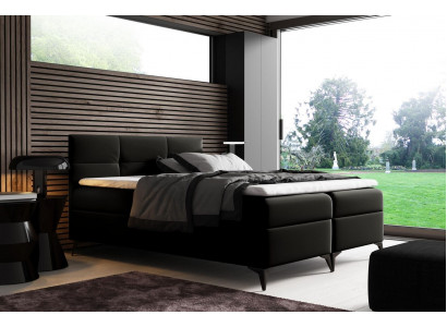 Postel s úložným prostorem 180x200 Boxspring lůžko Design Dvojité Hotel Moderní Postele Nové
