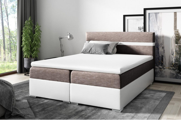 Dvojlůžkový hotel Moderní postel Ložnice Lůžka 200x200 Boxspringová postel Design Nové