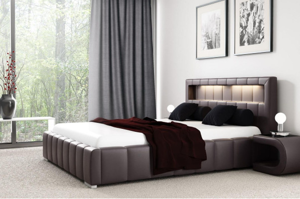 Bettrahmen Polsterbett Design Doppel Hotel Modern Bett Schlafzimmer Betten Neu
