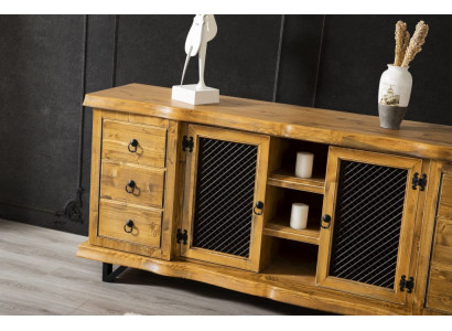 Dřevěné skříňky komody skříň Anrichte Lowboard 190cm skříně police