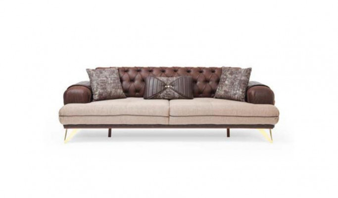 Chesterfield sada sedací soupravy, 4 kusy. Čalouněný nábytek, pohovka, gauč, sedací souprava.