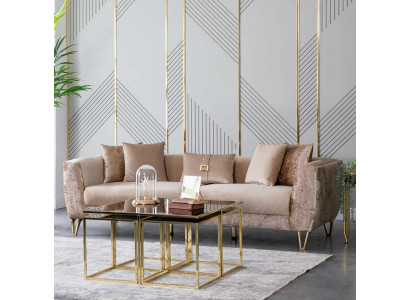 Velká pohovka třímístná sedačka designové pohovky nábytek obývací pokoj látkové pohovky