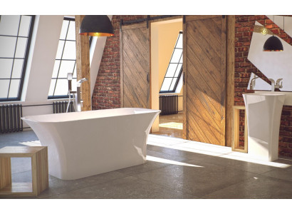 Vysokokvalitní designová vana Exclusive samostatná akrylová vana 160x70