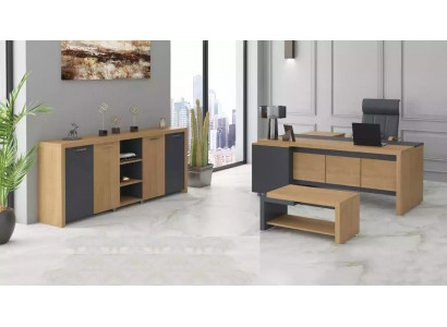 Nábytek kancelářského vybavení Psací stůl Komoda Konferenční stůl Luxusní nábytek 3dílný