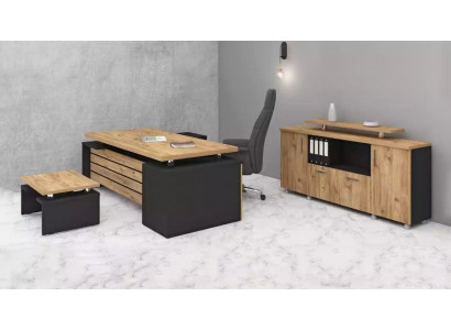 Designer nábytek do kanceláře, luxusní pracovní prostor, moderní designérská sada 3 kusy