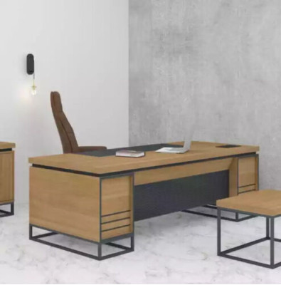 Arbeitszimmer Holztisch Chefscreibtisch Computertisch Officemöbel
