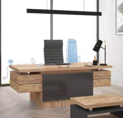Dřevěný psací stůl Designérský nábytek do kanceláře Moderní design Dřevěný nábytek Stoly