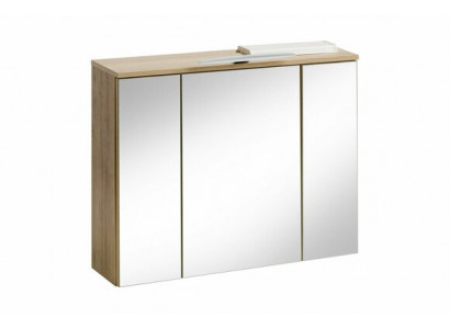 Skříňka se zrcadlem Skříňka na zeď Koupelnová skříňka Dekorace se zrcadlem 80 cm LED