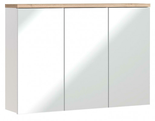 Skříňka se zrcadlem, skříň na zeď, koupelnová skříň s zrcadlem 100 cm.