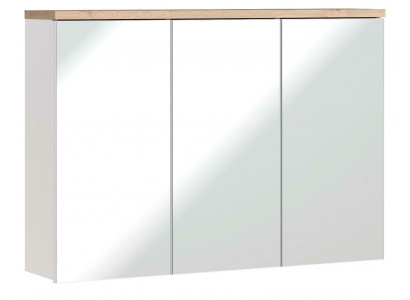 Skříňka se zrcadlem, skříň na zeď, koupelnová skříň s zrcadlem 100 cm.