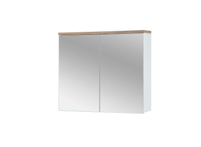 Skříňka se zrcadlem Nástěnná skříň Koupelnová skříň s zrcadlem 80 cm