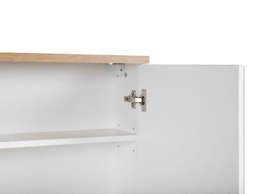 Skříňka se zrcadlem Nástěnná skříň Koupelnová skříň s zrcadlem 80 cm
