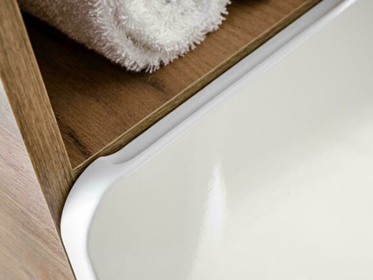 Design Badezimmer Möbel Bad 6tlg. Set Garnitur Deko Schrank Waschbecken