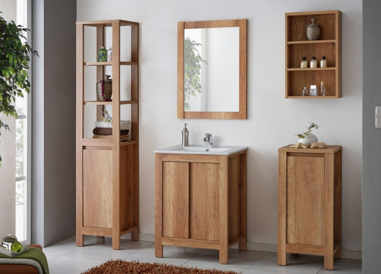 Design koupelnové nábytek Koupelnová sada souprava umyvadlo skříň umyvadlo