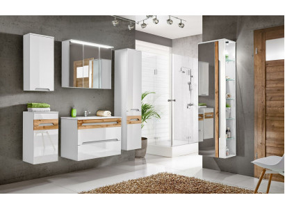Design Koupelnový nábytek Koupelna 6 dílná sada Dekorace Skříň umyvadlo