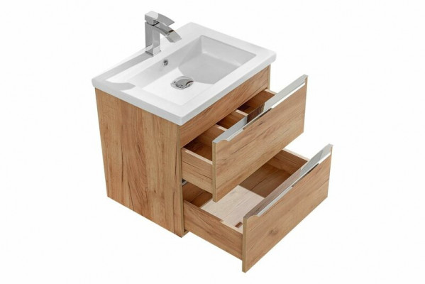 Design Luxus Umývadlo se zavěšenou skříní a vestavěným umyvadlem