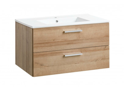 Koupelnový nábytek 80cm Umývadlo s moderním spodním skříněm Dekorativní umyvadlo
