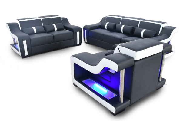Sedadlo 3+2+1 Set designové pohovky osvětlených pohovky