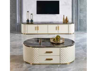 Konferenční stolek obývací pokoj Design Nábytek Stůl Luxusní Stolkem Dřevo Moderní